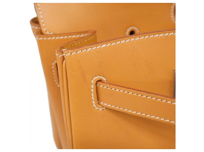 Hermès Sac à main Hermes Birkin 40 en cuir Chamonix naturel - vue 7