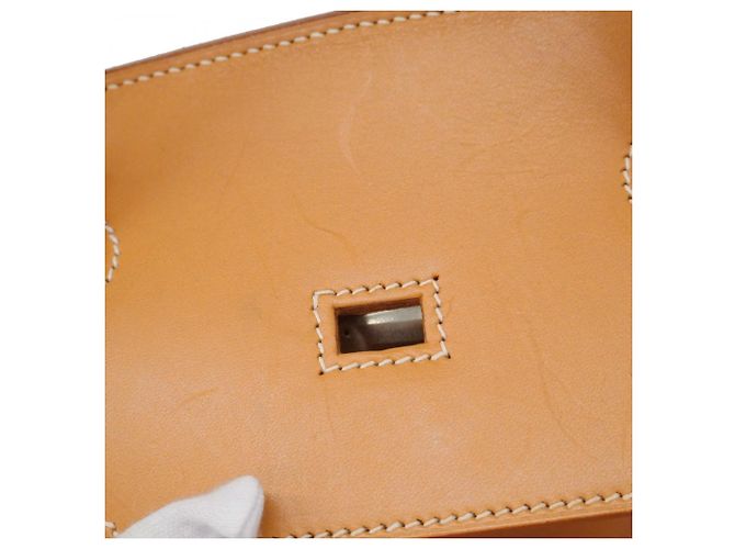 Hermès Sac à main Hermes Birkin 40 en cuir Chamonix naturel - vue 8