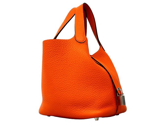 Hermès Hermes Picotin 18 Lock Handtasche Orange - Ansicht 2