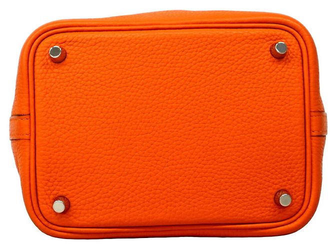 Hermès Hermes Picotin 18 Lock Handtasche Orange - Ansicht 3
