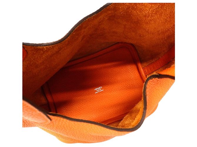 Hermès Hermes Picotin 18 Lock Handtasche Orange - Ansicht 4