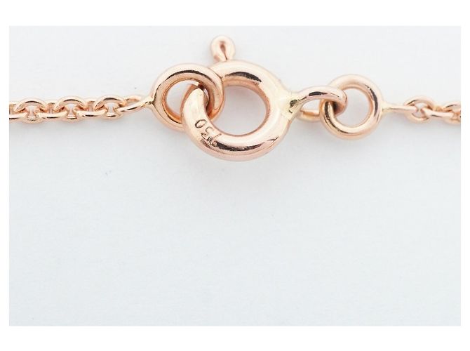 Birkin Hermès Collana Amulette Hermes in oro rosa 18K con diamante - vista 4