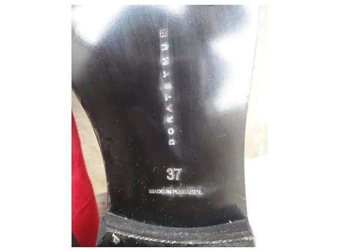 Scarpe Derby Dorateymur in scamosciato rosso - vista 8