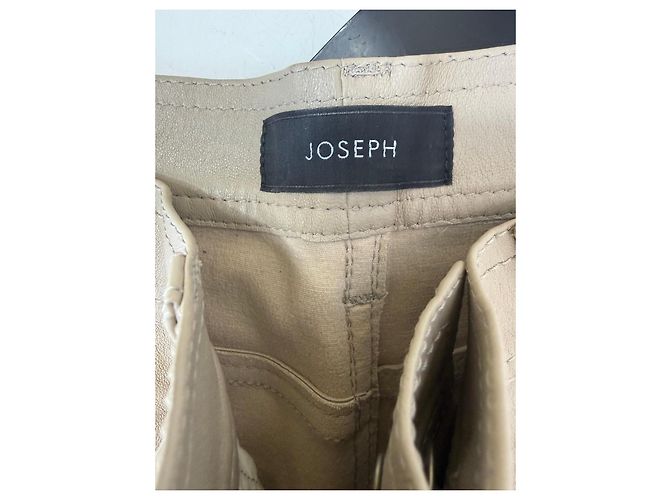 Joseph Stretch-Lederhose Beige - Ansicht 4
