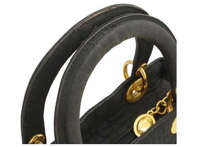 Borsa Christian Dior Lady Dior in nylon Nero - vista 4