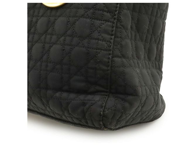 Borsa Christian Dior Lady Dior in nylon Nero - vista 8