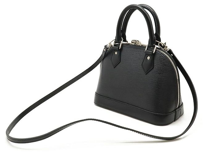 Borsa 2way Louis Vuitton Alma BB Epi Nero - vista 2