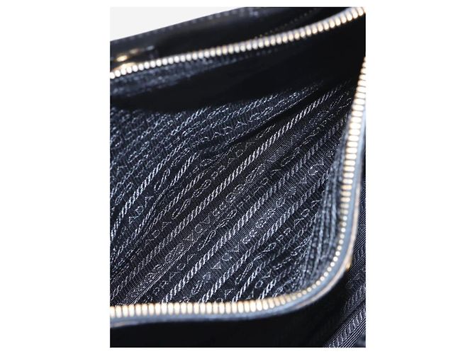 Prada Bolsa 2way em couro Saffiano preto - vista 10