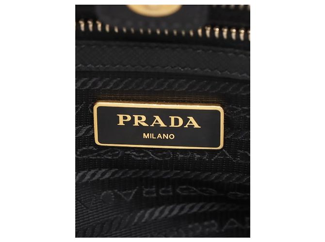 Prada Bolsa 2way em couro Saffiano preto - vista 12