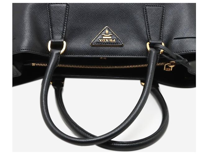 Prada Bolsa 2way em couro Saffiano preto - vista 5