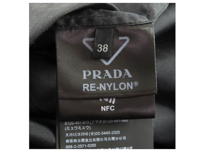 Prada Kurzarmhemd aus recyceltem Polyamid Schwarz - Ansicht 7