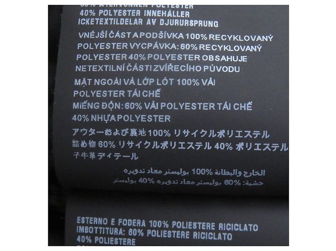 Blouson imbottito con logo Triangle Prada Nero - vista 11