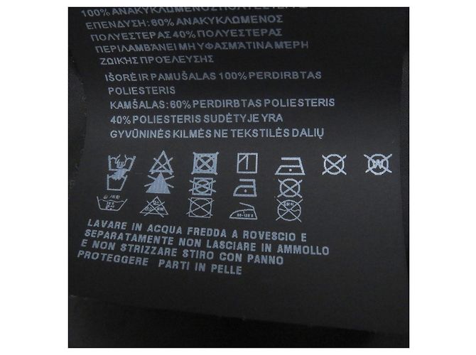 Blouson imbottito con logo Triangle Prada Nero - vista 12