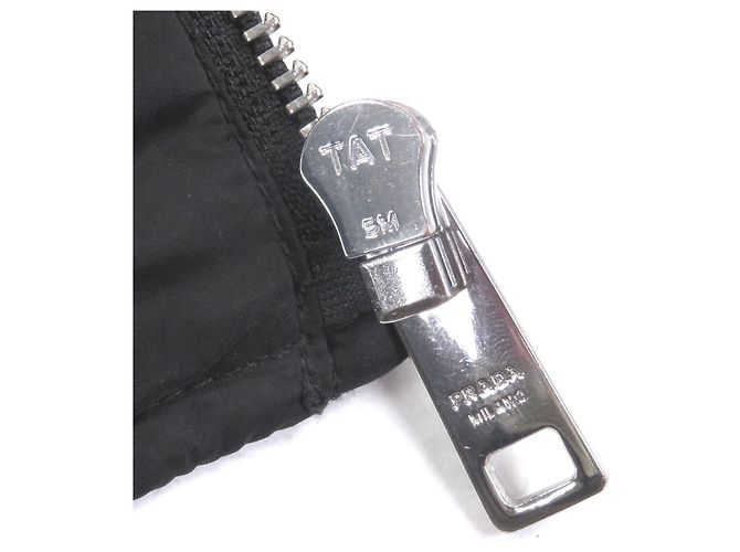 Blouson imbottito con logo Triangle Prada Nero - vista 6
