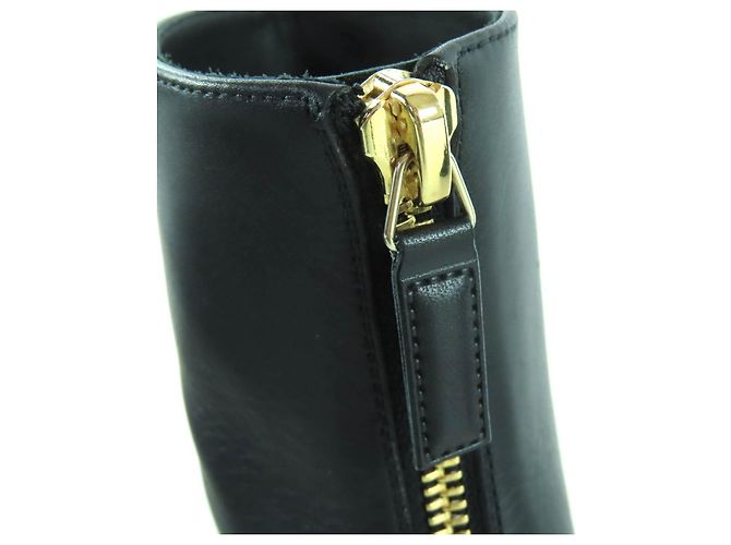 Timeless Chanel G39529 Leder Stiefeletten Schwarz - Ansicht 11