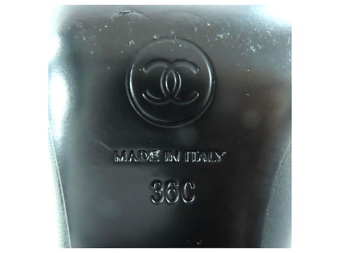 Timeless Chanel G39529 Leder Stiefeletten Schwarz - Ansicht 14