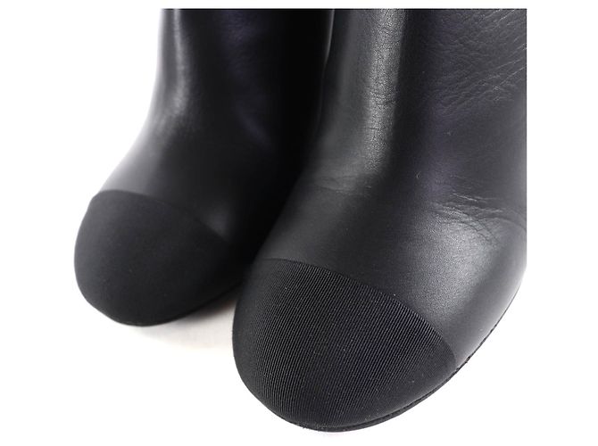 Timeless Chanel G39529 Leder Stiefeletten Schwarz - Ansicht 9