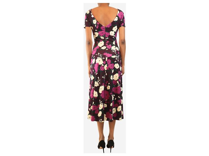Erdem Robe midi Vanya violette - taille UK 8 - vue 2