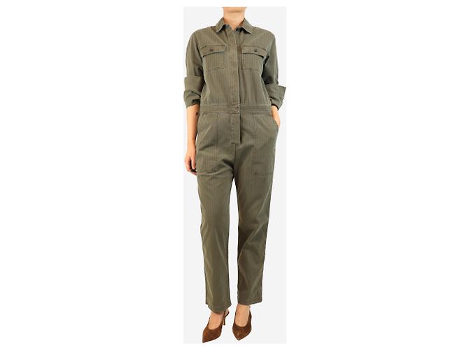 Autre Marque Mono de espiga elástico verde militar - talla S - vista 3