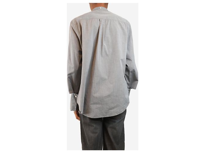 The row Camisa gris con cuello mao - talla XS - vista 2