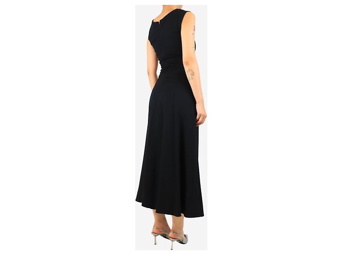 Autre Marque Ärmelloses Midi-Kleid in Navy - Größe UK 8 Marineblau - Ansicht 2