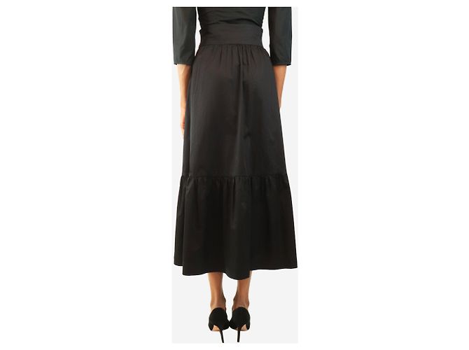 Alice by Temperley Falda midi con botones negra - talla UK 8 Negro - vista 3