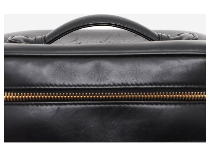 Chanel Schwarze Vintage 1996 Vanity Tasche - Ansicht 10