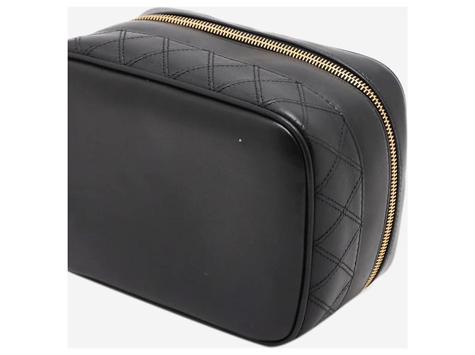 Chanel Schwarze Vintage 1996 Vanity Tasche - Ansicht 13