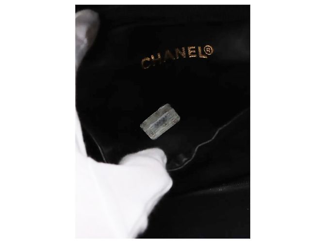 Chanel Schwarze Vintage 1996 Vanity Tasche - Ansicht 4