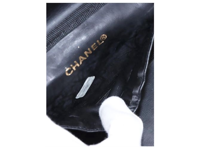Chanel Schwarze Vintage 1996 Vanity Tasche - Ansicht 8
