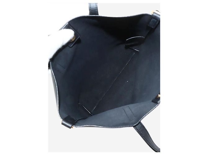 Saint Laurent Borsa tote in pelle Toy Shopping nera Nero - vista 13