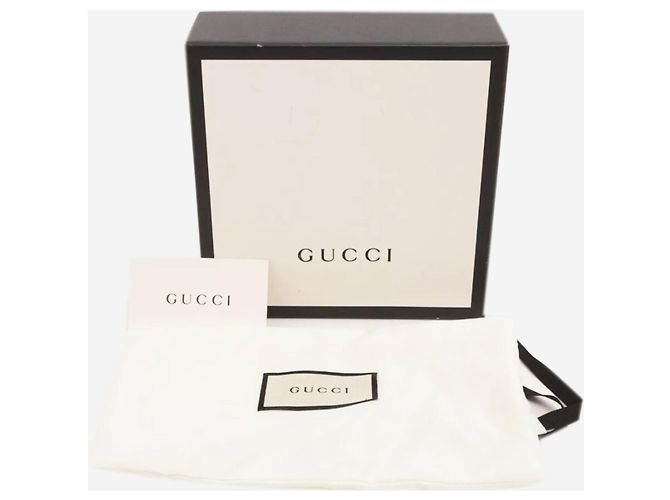 Gucci Schwarter GG Marmont Ledergürtel Schwarz - Ansicht 6