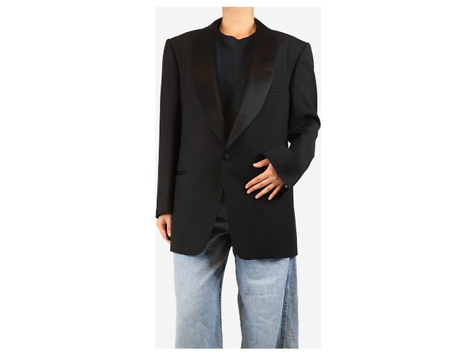 Tom Ford Schwarze Wollsakko - Größe 54R - Ansicht 3