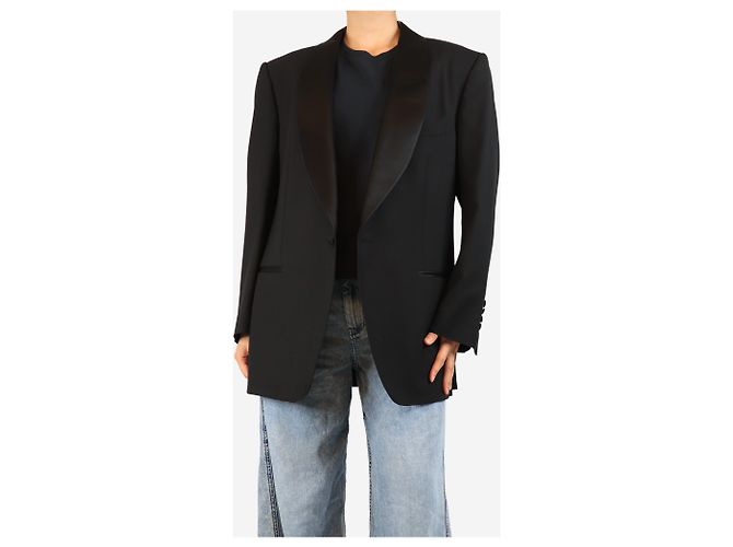 Tom Ford Schwarze Wollsakko - Größe 54R - Ansicht 4