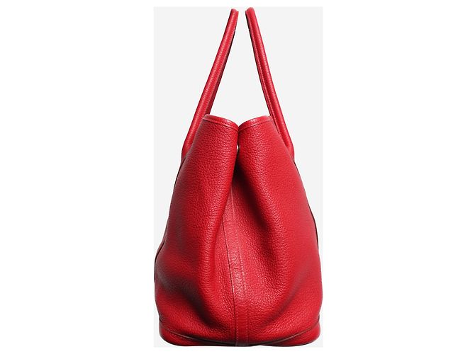 Hermès Borsa tote in pelle Red Garden Party 36 Rosso - vista 2