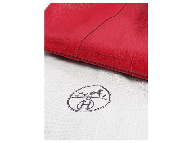 Hermès Borsa tote in pelle Red Garden Party 36 Rosso - vista 8