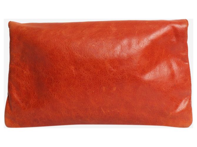 Balenciaga Clutch a bustina Orange Motocross Arancione - vista 2