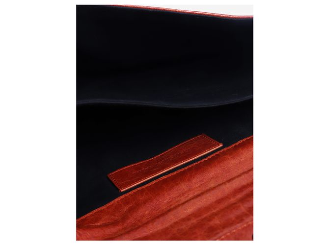 Balenciaga Clutch a bustina Orange Motocross Arancione - vista 6