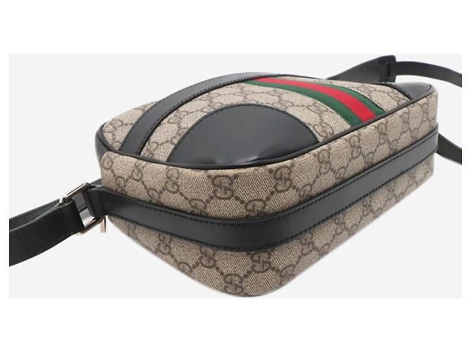 Gucci Borsa a tracolla GG Supreme marrone - vista 4