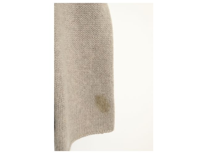 Joseph Pull à col roulé en cachemire beige - taille S - vue 4