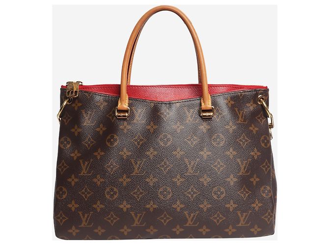 Louis Vuitton Borsa a tracolla Monogram Pallas MM marrone 2019 - vista 3