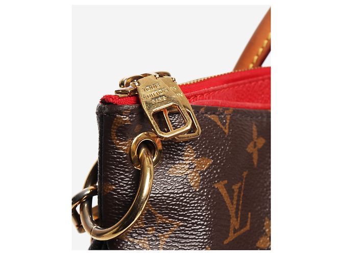 Louis Vuitton Borsa a tracolla Monogram Pallas MM marrone 2019 - vista 6
