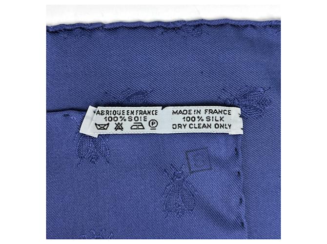 Hermès Sciarpa Hermes Carre 90 Napoleon Rosso Multicolore Blu navy - vista 2
