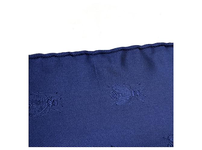 Hermès Sciarpa Hermes Carre 90 Napoleon Rosso Multicolore Blu navy - vista 3