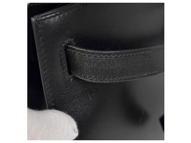 Hermès Borsa Hermes Kelly 28 Nero - vista 10