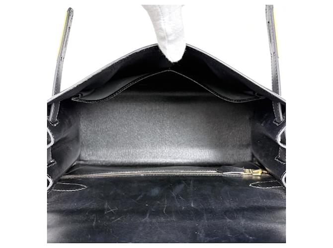 Hermès Borsa Hermes Kelly 28 Nero - vista 13