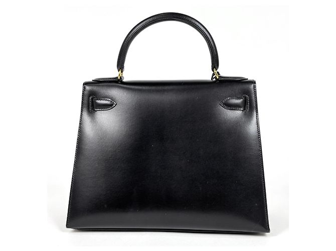 Hermès Borsa Hermes Kelly 28 Nero - vista 3