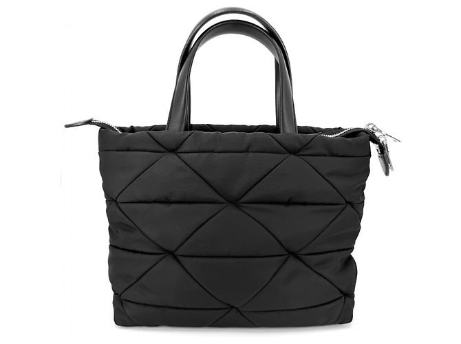 Piccola borsa tote imbottita da donna Prada Nero - vista 2