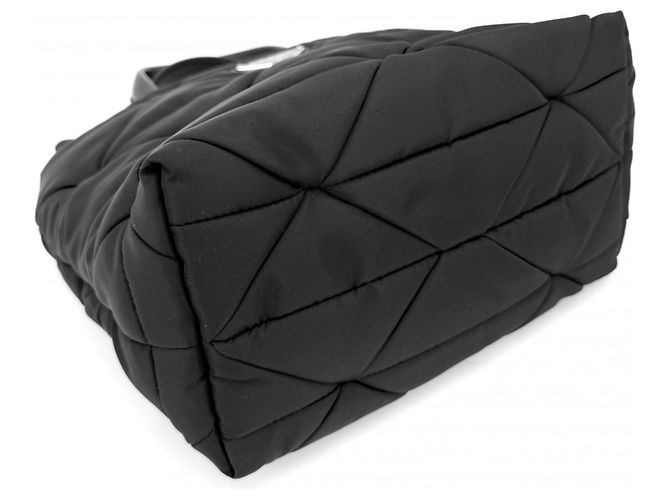 Piccola borsa tote imbottita da donna Prada Nero - vista 3
