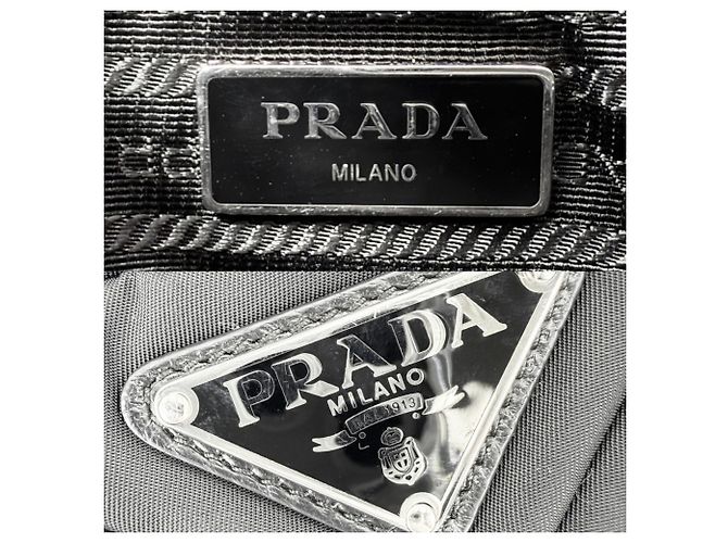 Piccola borsa tote imbottita da donna Prada Nero - vista 5